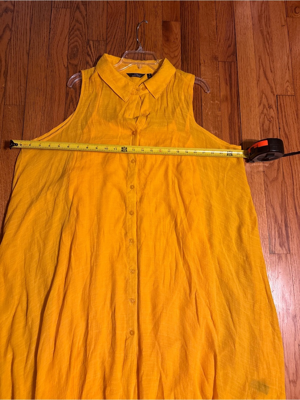 Mlle Gabrielle 🌞 Sunlit Yellow Sleeveless Dress - Picture 4 of 6